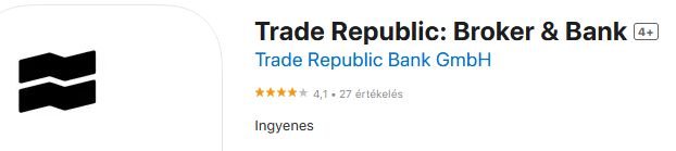 Apple felhasználói vélemények a Trade Republic mobilalkalmazásról