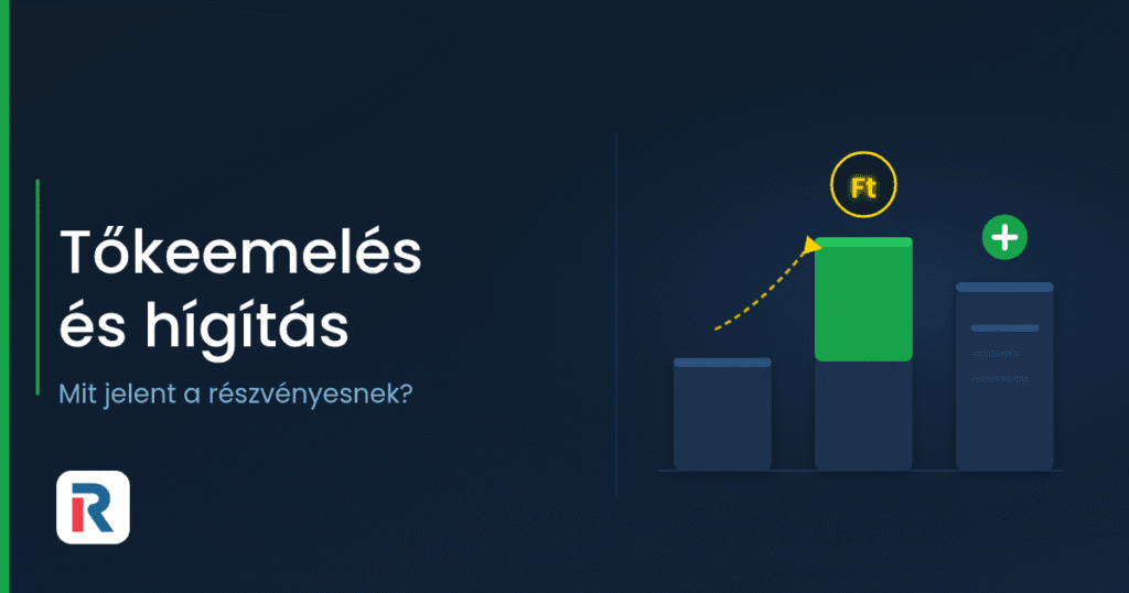 Tőkeemelés és hígítás: mit jelent a részvényesnek
