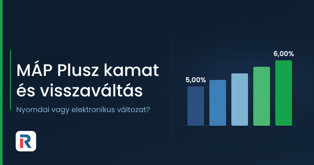 MÁP Plusz kamat és visszaváltás: nyomdai vagy elektronikus