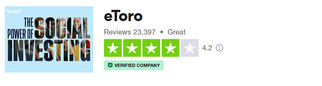 eToro vélemények a Trustpiloton