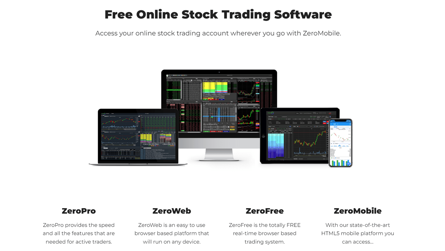 TradeZero platformok