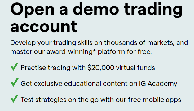 IG Demo számla
