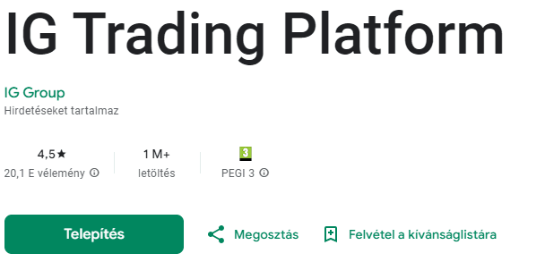 IG google play app