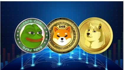A legnépszerűbb memecoinok (DOGE, SHIB és PEPE)