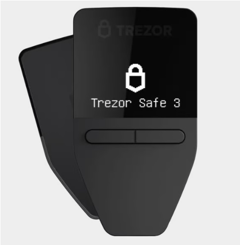 A Trezor Safe 3 hideg tárca