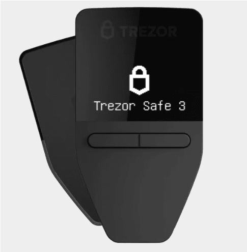 A Trezor Safe 3 hideg tárca
