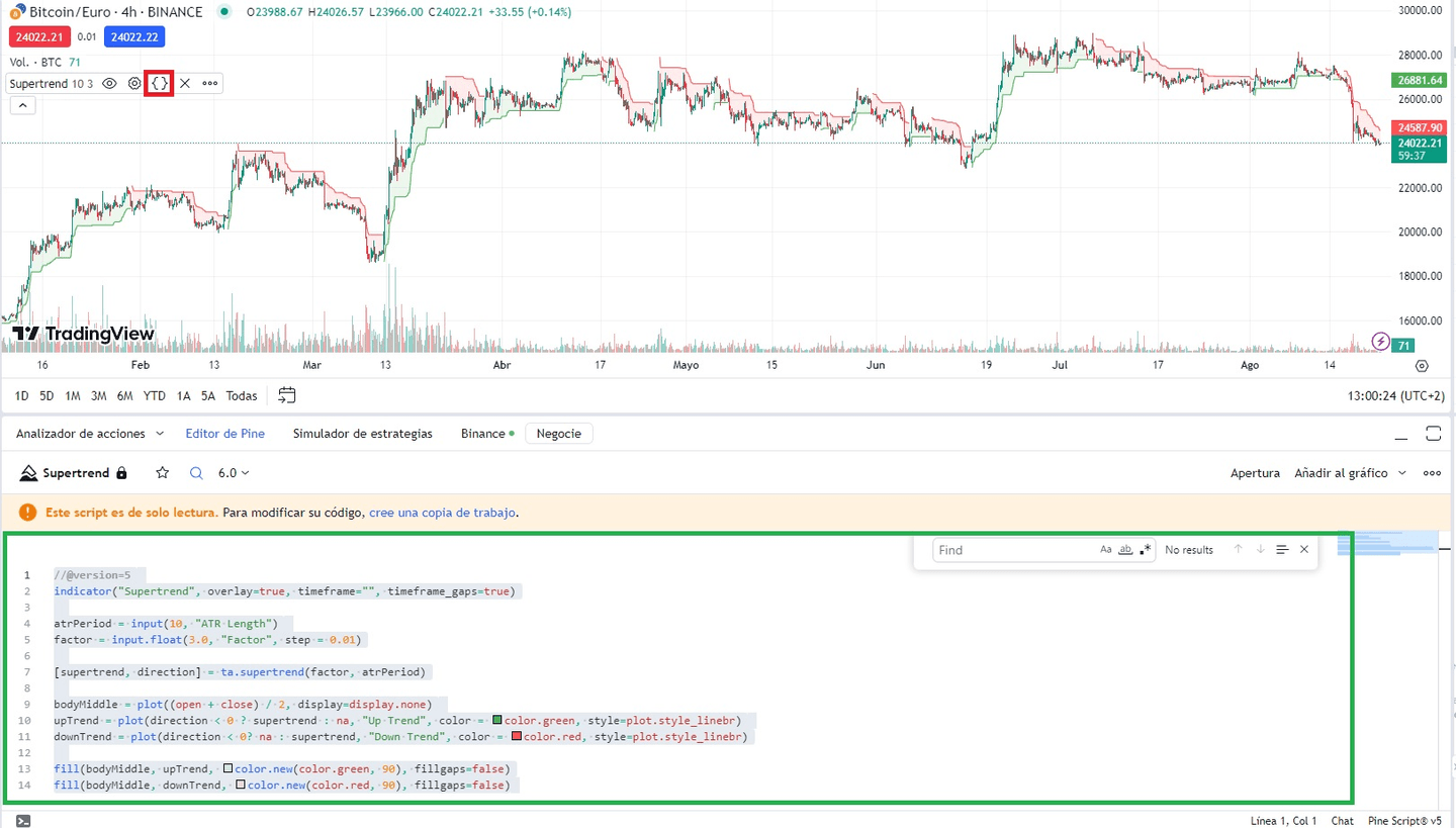 Kereskedés Chat GPT-vel: TradingView