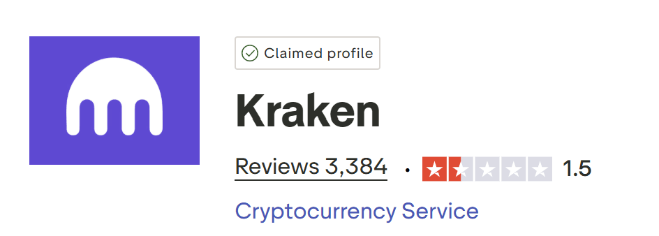 kraken trustpilot értékelés
