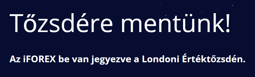 Az iFOREX nyilvános kibocsátással (IPO) került be a Londoni Értéktőzsdére