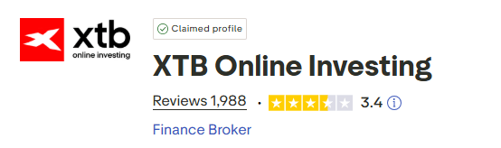 XTB Trustpilot értékelés