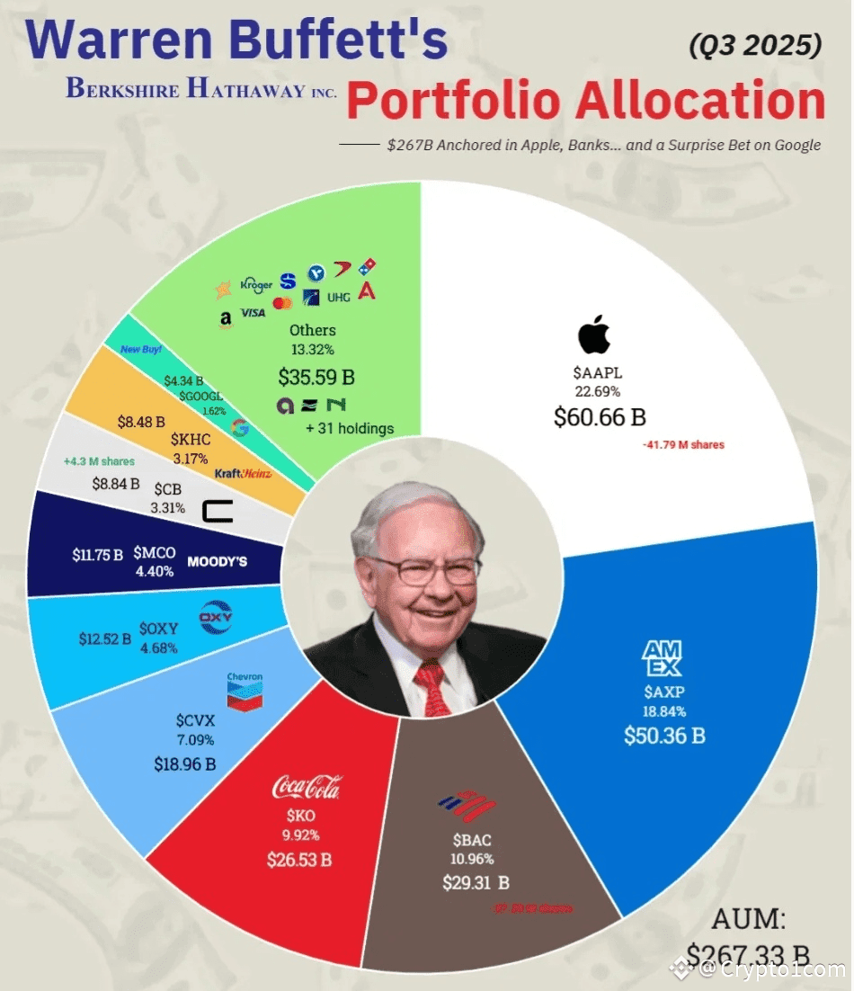Warren Buffett portfóliója 2025 Q3-ban