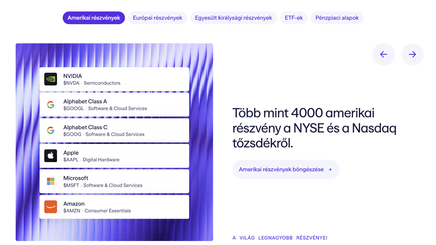 Lightyear termékkínálata