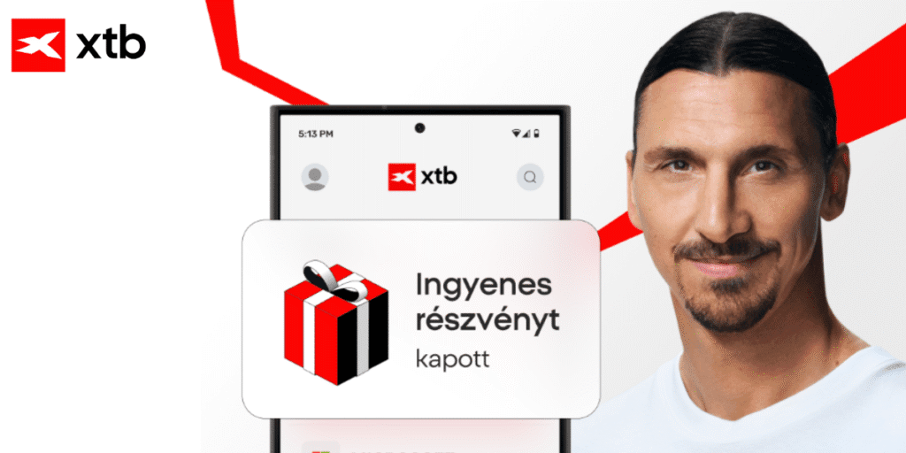 XTB ingyen részvény