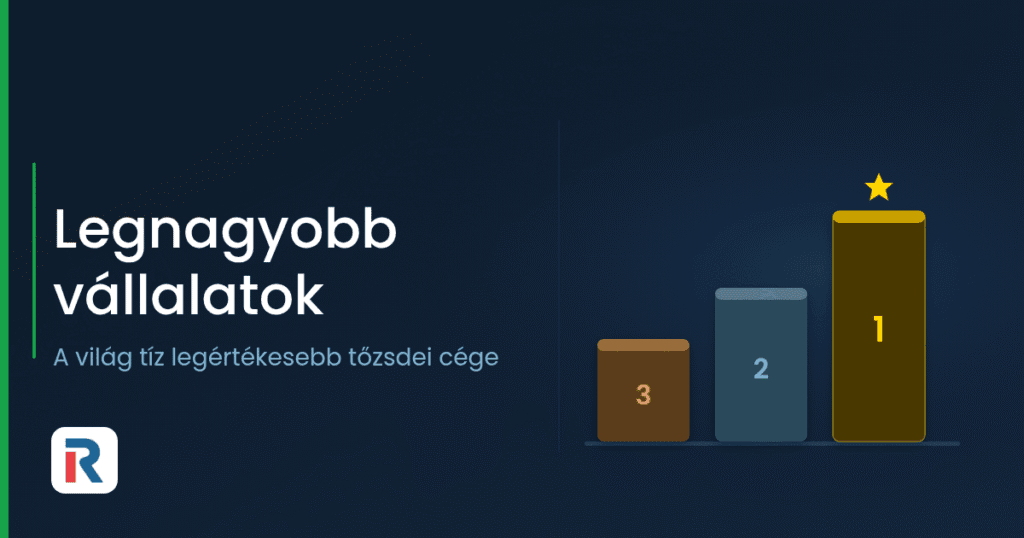 A világ 10 legnagyobb vállalata piaci tőkeérték szerint