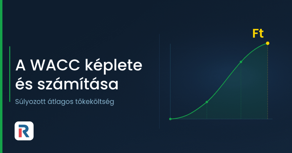 WACC képlete és számítása: súlyozott átlagos tőkeköltség