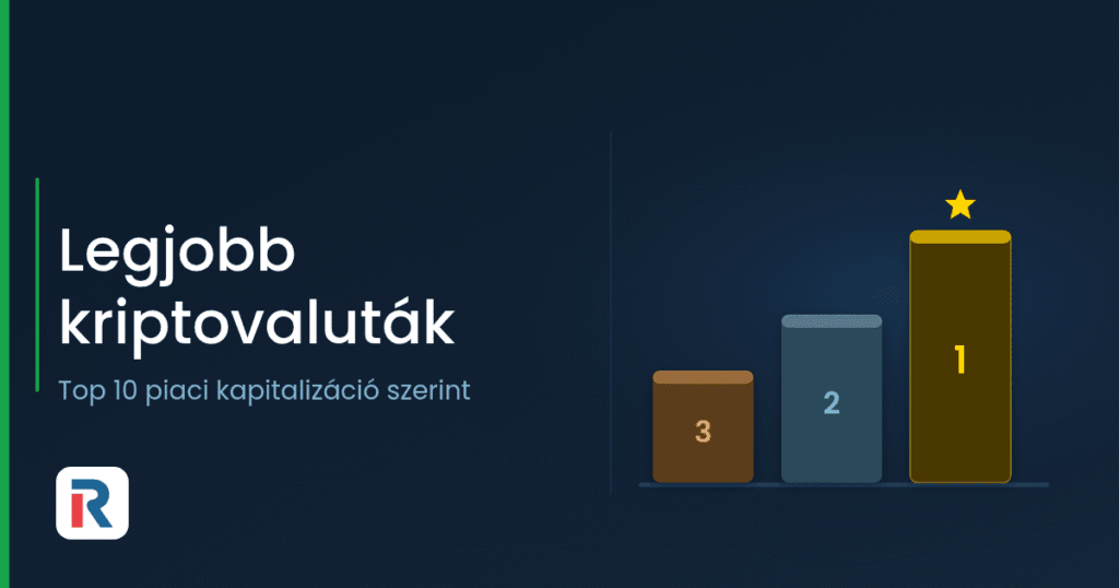 A legjobb kriptovaluták rangsora piaci kapitalizáció szerint