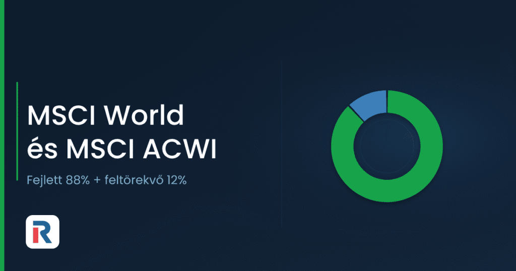 MSCI World és MSCI ACWI világindexek összehasonlítása