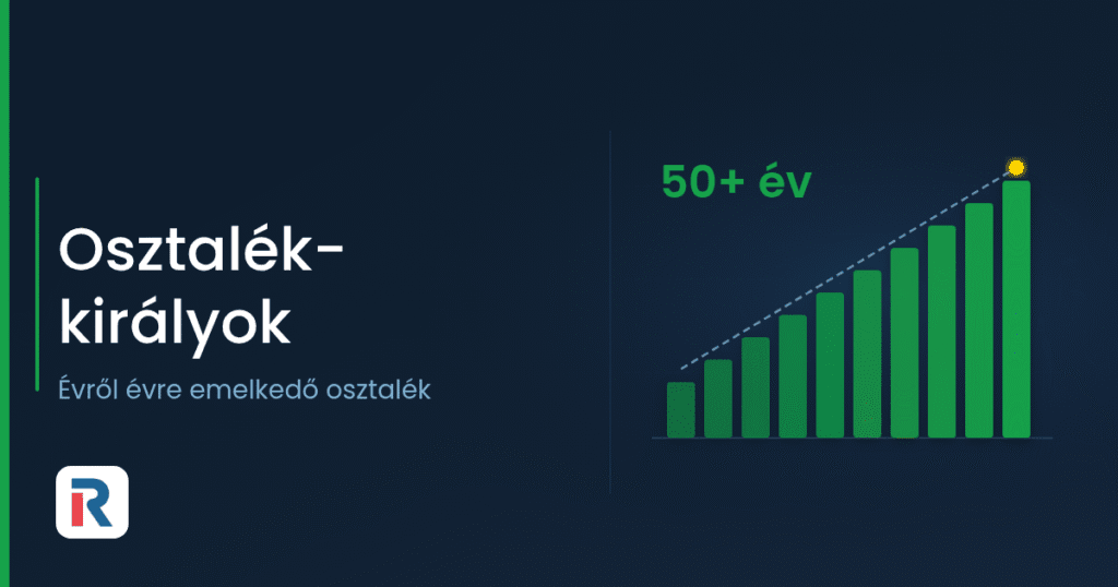 Osztalékkirályok: évről évre emelkedő osztalék